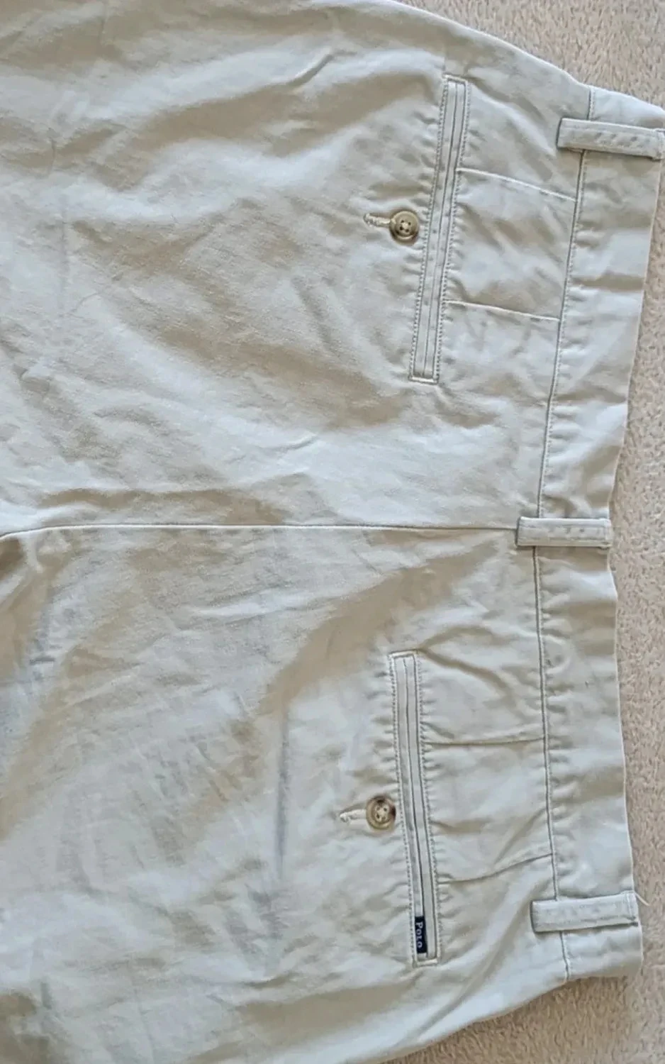 Pantalón Chin Polo Ralph Lauren Classic Fit 9” beige Talla 32 – photo 5